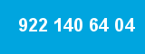 922 140 64 04 922 140 64 04